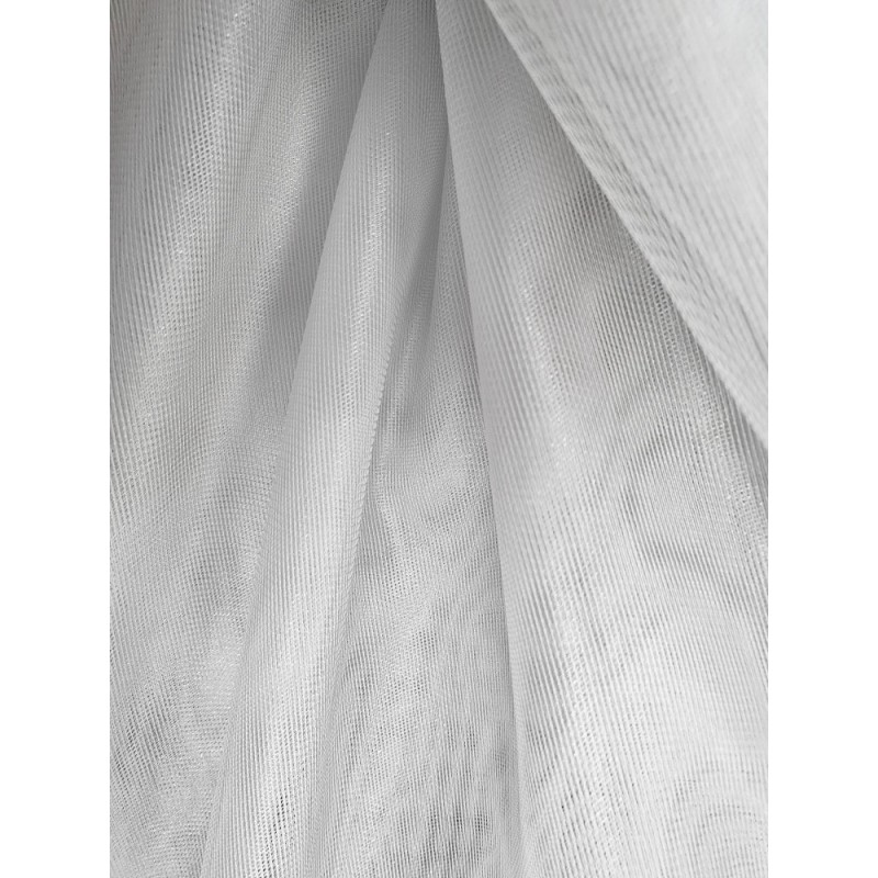 Прозрачна органза в светло сив нюанс-4