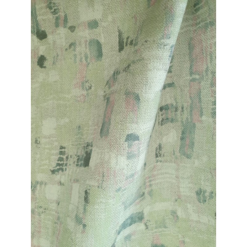 Плат за плътна завеса с цветна шарка в резеда-2