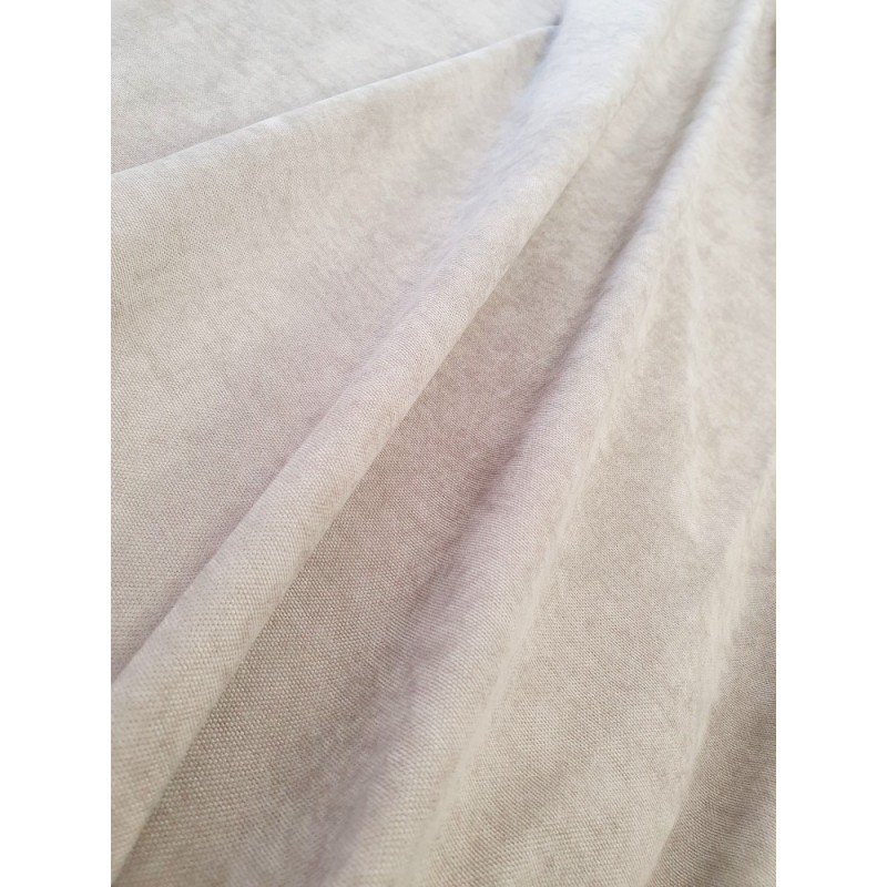 Мека плътна завеса в светло бежово пепеляв нюанс-2