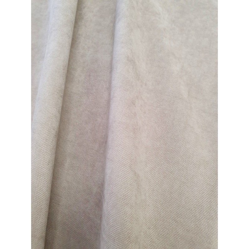 Мека плътна завеса в светло бежово пепеляв нюанс-3
