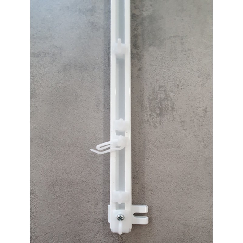 Алуминиев единичен корниз в бяло - 3700-7