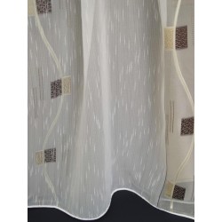 Готово перде с кафяви квадрати 6x2.50м.-1