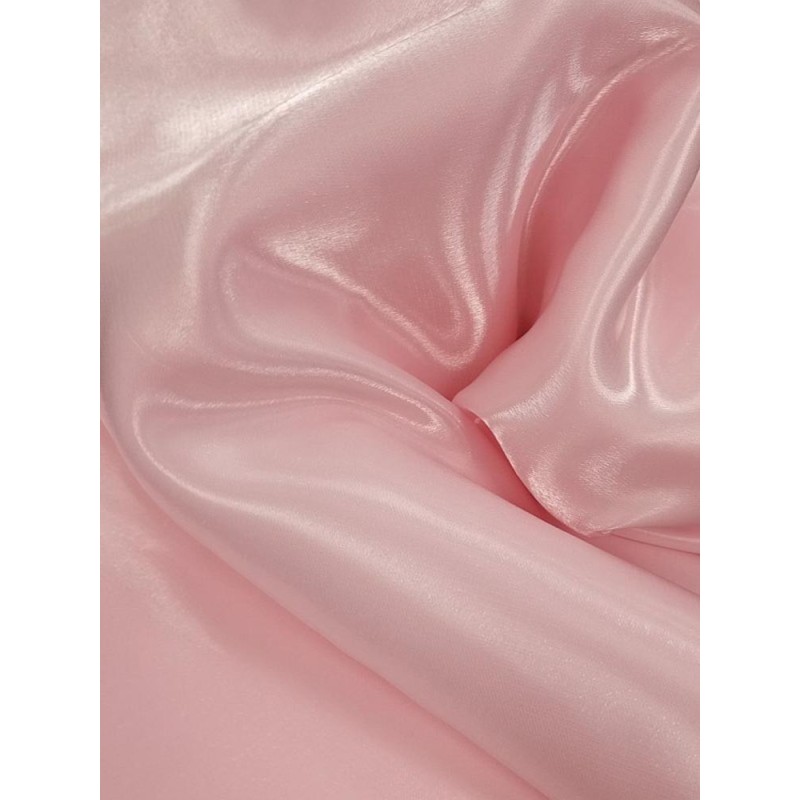 Готова завеса от сатенирана материя в розов цвят 2.50x2.50м.-2