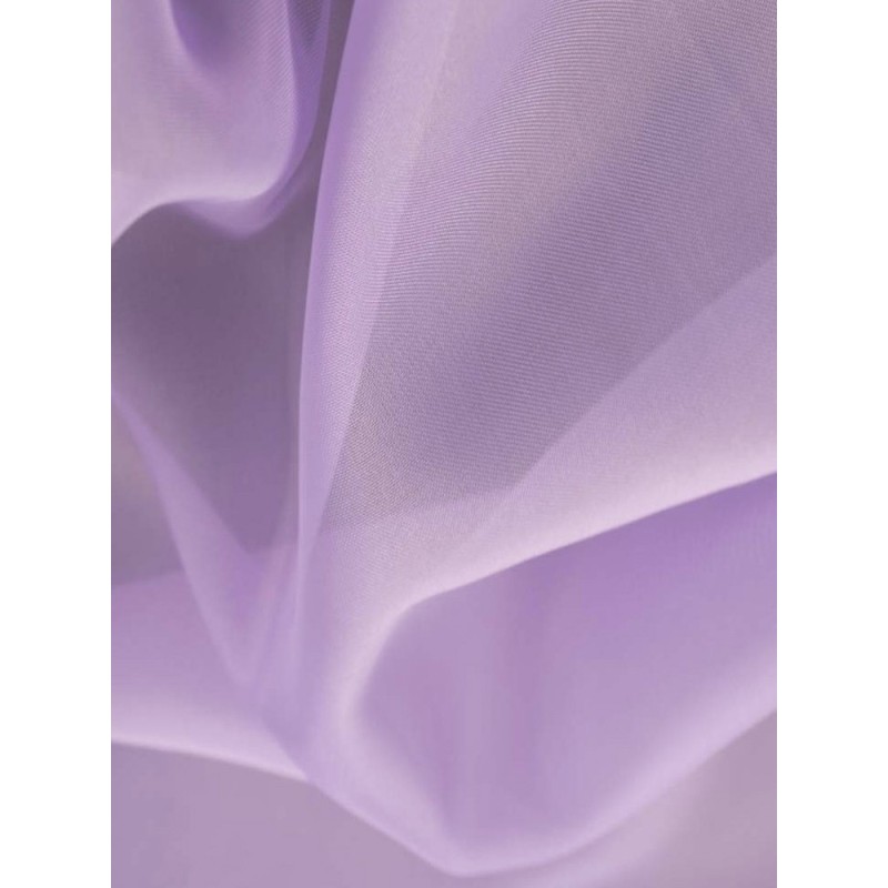 Готово перде от воал в бледо лилав цвят 5.50x2.36м.-2