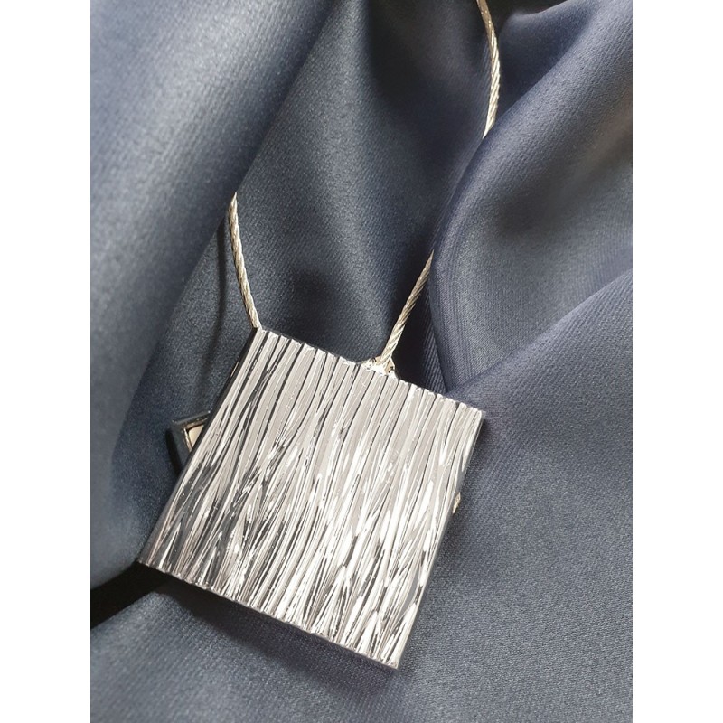 Магнит за перде с квадратна форма и лек релеф-4