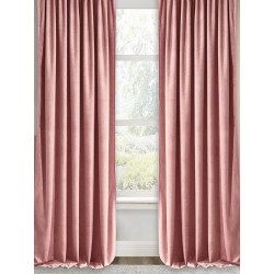 Готова розова завеса 2.50x2.50м.-1