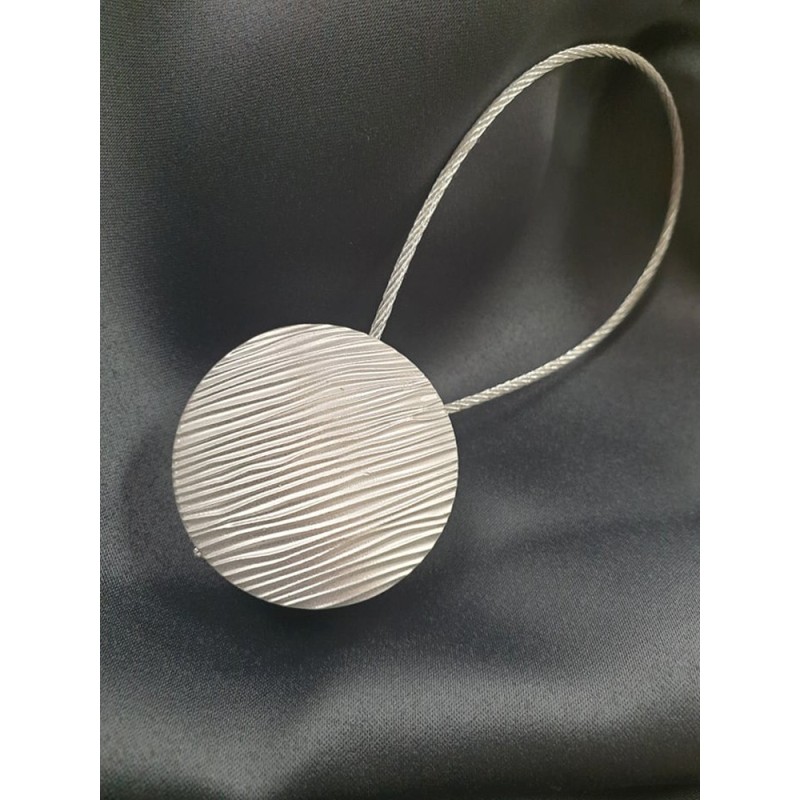 Магнити за пердета в кръгла форма с лек релеф-3