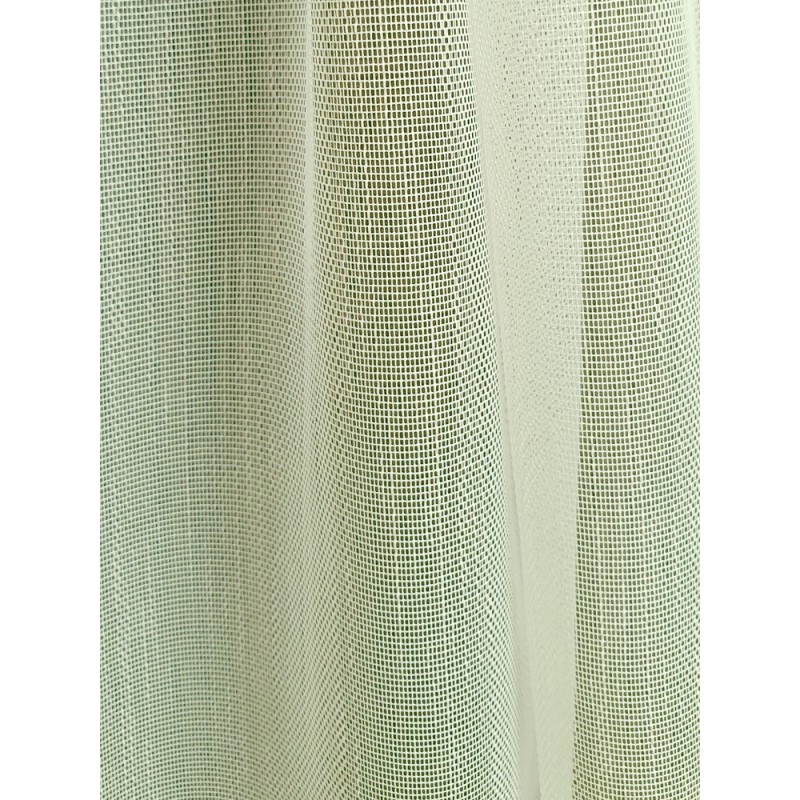 Изчистена материя за тънки пердета в бледо зелен цвят-3