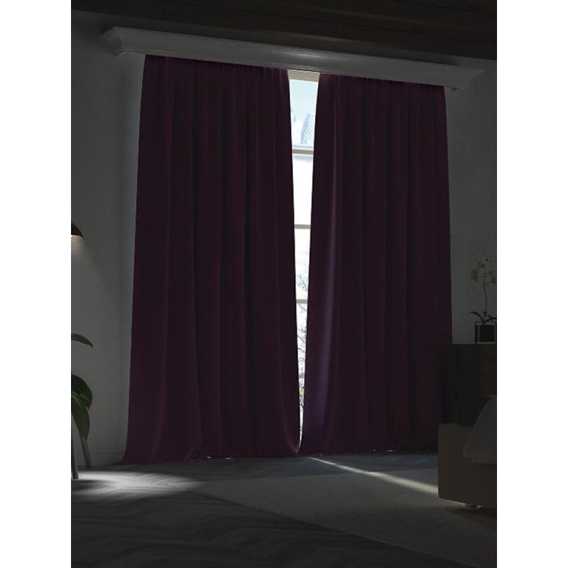 Завеса блекаут в лилав цвят-2