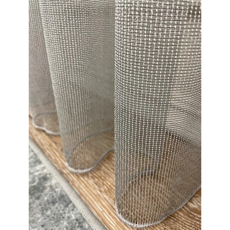 Мрежа за перде в сив цвят-4