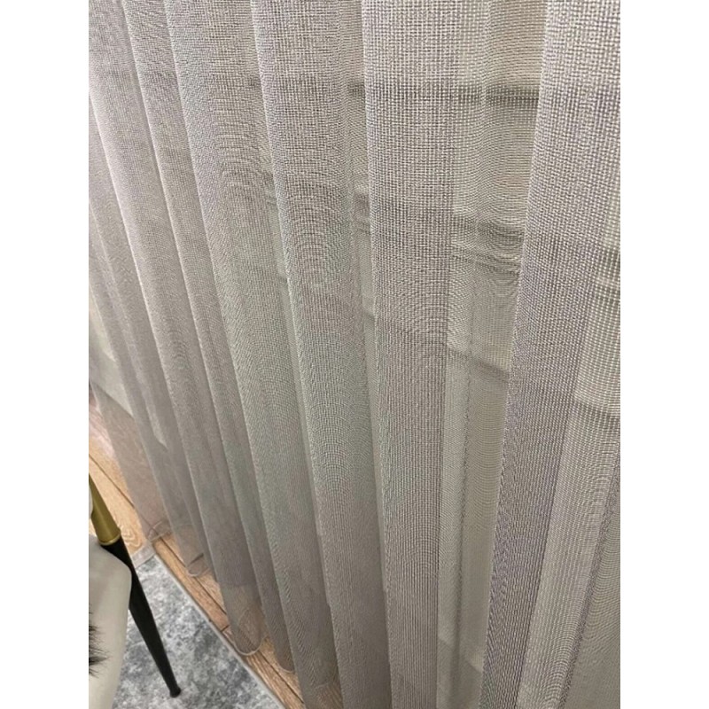 Мрежа за перде в сив цвят-5