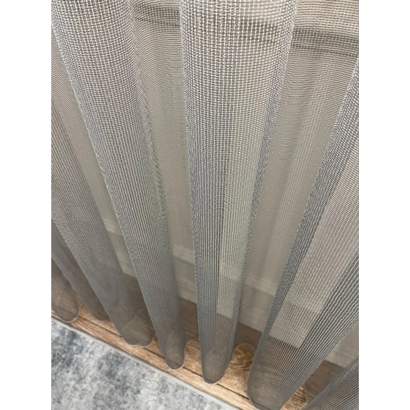 Мрежа за перде в сив цвят-3