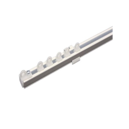 Алуминиев единичен корниз в бяло - 3700-1