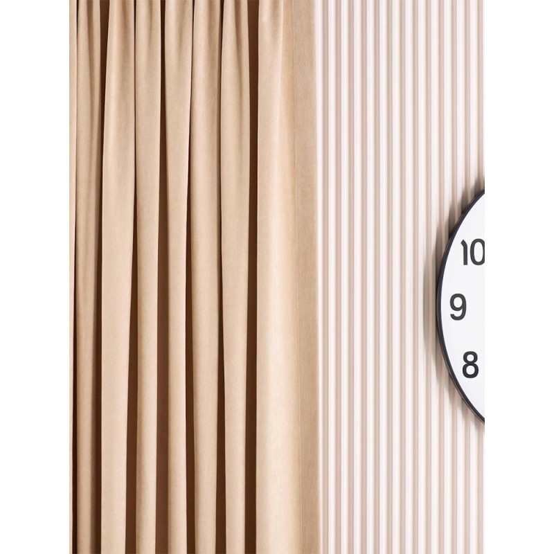 Мека материя за завеса в бежов цвят-2