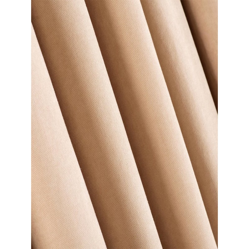 Мека материя за завеса в бежов цвят-3