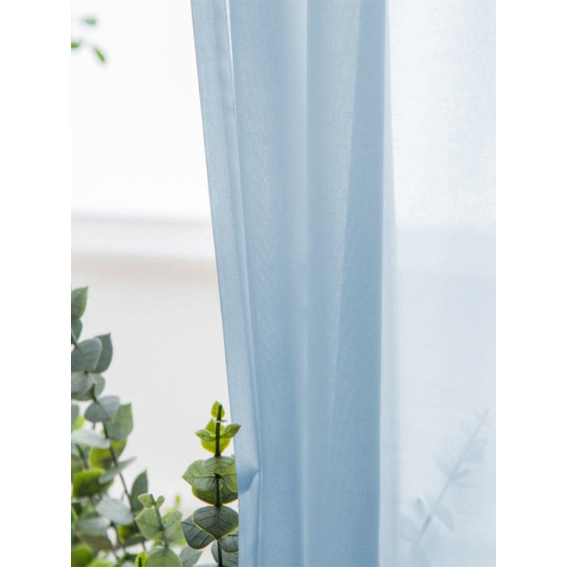 Воал в бледо син цвят-3