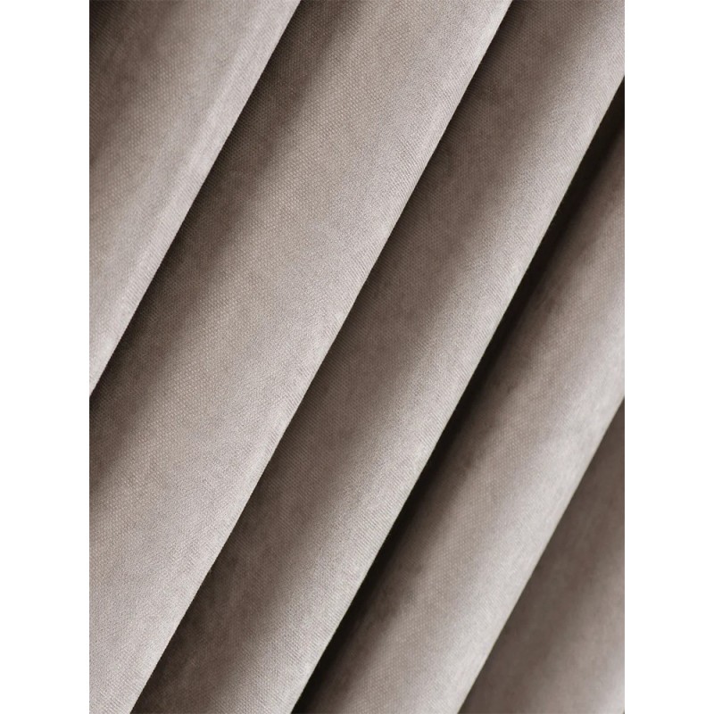 Мека завеса в цвят тъмно капучино-3