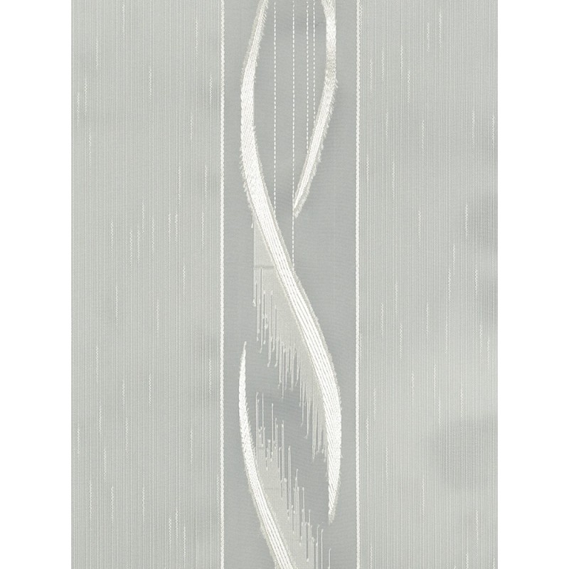 Перде в цвят слонова кост с вълнообразна шарка-2